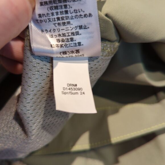 Eddie Bauer Takeoff Chino Shorts Mens 34 Green Classic Fit Stretch Flat Front - Picture 6 of 6